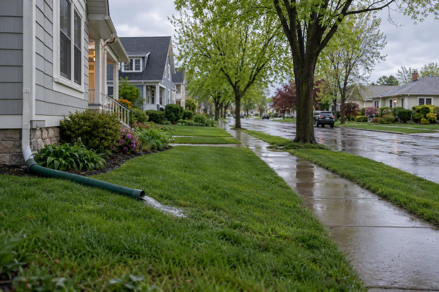 Homes in the Greater Milwaukee area served by local water damage providers